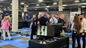 Photo of the Operator XR display at SHOT SHOW 2025.